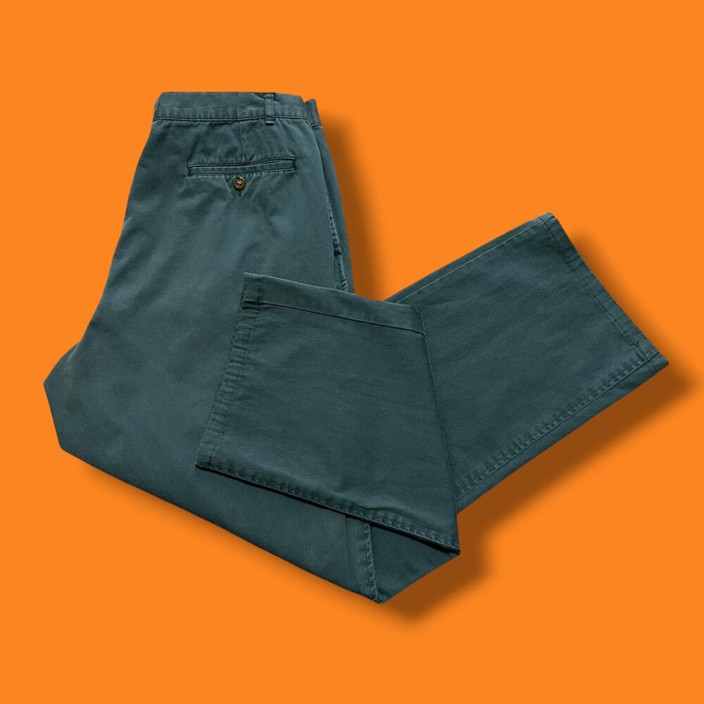 Vintage Sun Faded Pants Pleated Khakis Distressed 90s Nordstrom Green 32x29